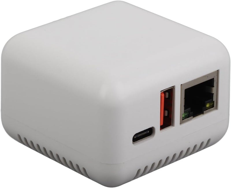 CCYLEZ Store USB 2.0 Network Print Server, Supports Image Printing, Type C Chargeing, Printer USB Port, Computer Print Server Adapter, Plug and Play, 100-240V (US Plug) - Image 1